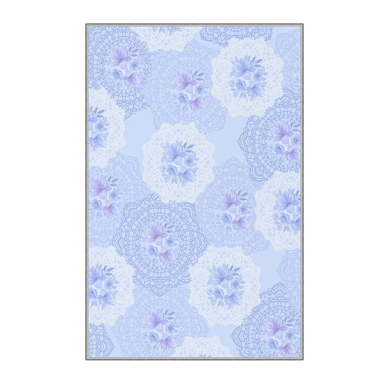 Premium Hall Carpet, 100% Polyester, 39.4 x 59.1 inches | 8 mm Pile Height, 650 g/m² | Antibacterial, Non-Slip PVC Felt Dot Underside, Machine Washable | 3D Digital Print, Durable & Stylish for Home Decor