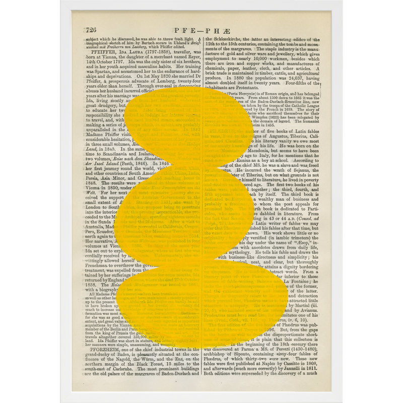 PFE-PHÆ Print by Michela Sorrentino, White, 20" H x 14" W x 1.25" D