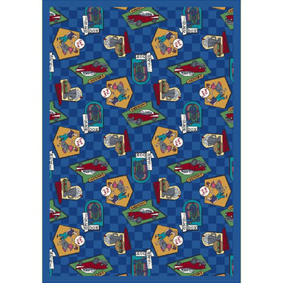Tapis Just for Kids Fabulous Fifties, Rectangle 3 pi 10 po x 5 pi 4 po