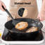 Transformateurs en silicone résistants à la chaleur de 600 ° F: longue cuillère à spatule en U 13,6 po U-Taste, grand ustensile de cuisine flexible pour retourner les œufs, crêpe dans une batterie de cuisine antiadhésive (noir, 2 pièces)-131284964