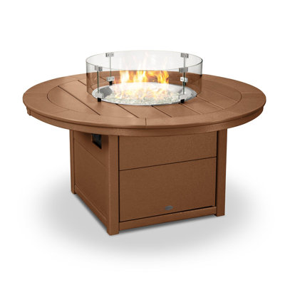 POLYWOOD Round 48" Fire Pit Table