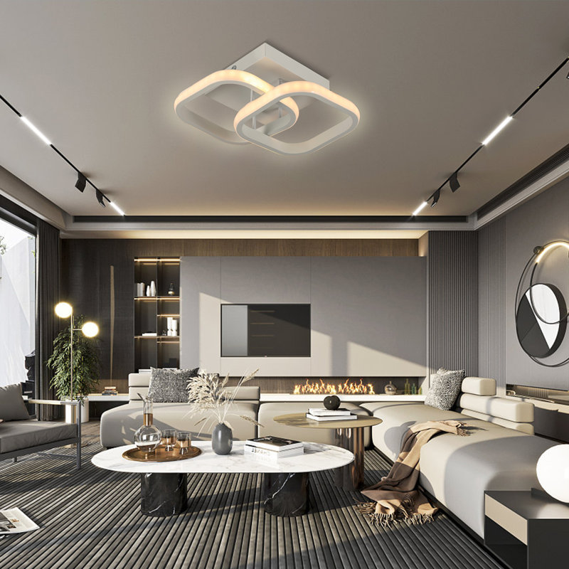 3-color ceiling lamp, dimmable LED ceiling light, living room, hallway, kitchen, entrance