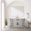 48 po X P 22 po D Meuble-lavabo simple avec comptoir en quartz blanc