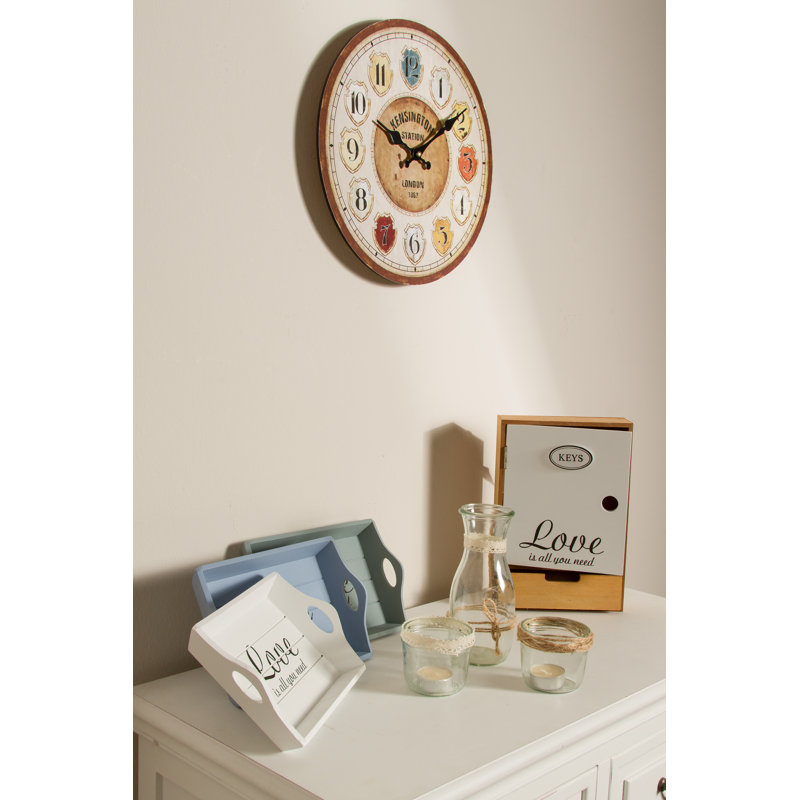 Couture Wood Wall Clock