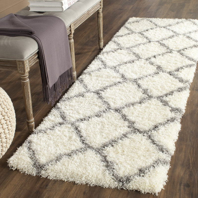 Rune Geometric Hand Woven Indoor / Outdoor Area Rug, Square 122 cm