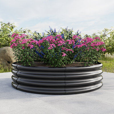 Round Metal Raised Garden Bed