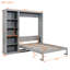 Full Size Murphy Bed With Shelves