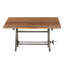 Industrial Loft Solid Wood Drafting Table