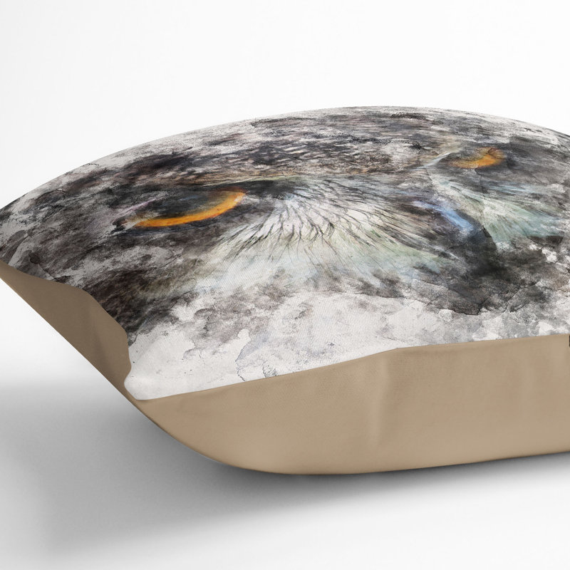 Square Cushion, 40cm H x 40cm W x 15cm D, Stone