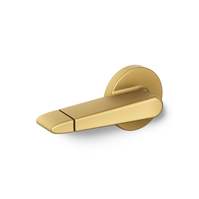 Dual-Flush Trip Lever, Right-Hand, Vibrant Brushed Moderne Brass