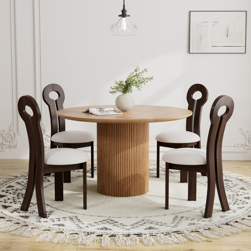 47.24 inch MDF Dining Table Set, 5