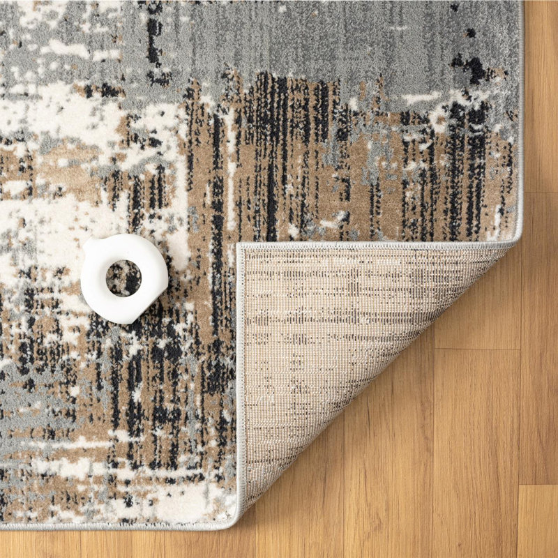 Sharoya Abstract Indoor Rug, Rectangle 7'8" x 10'