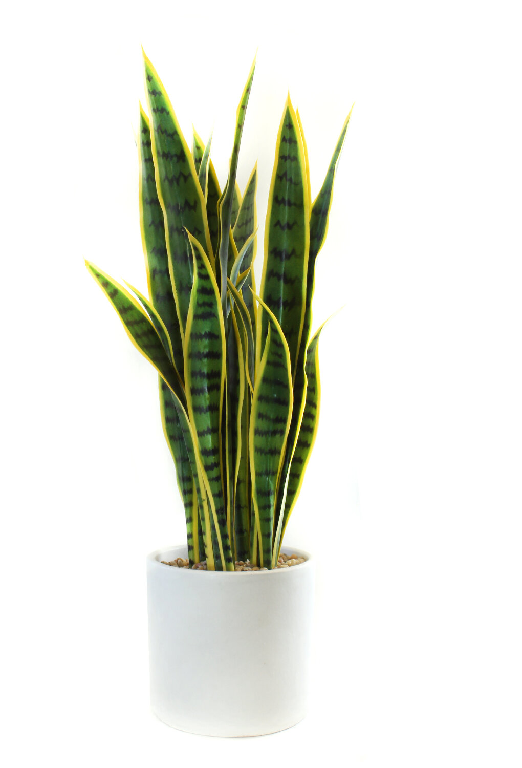 Wrought Studio Faux Snake Plant in Planter | Wayfair