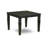 7 Piece Kitchen Table & Chairs Set Consist of a Rectangle Dining Room Table with Butterfly Leaf and 6 Dining Chairs, 42x60 Inch, Black
