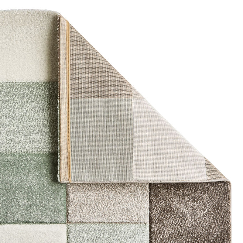 Bahnu area rug Machine Woven Runner Beige/Green