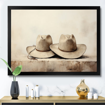 Cowboy Hat Minimalism Style III - Cowboys Wall Decor
