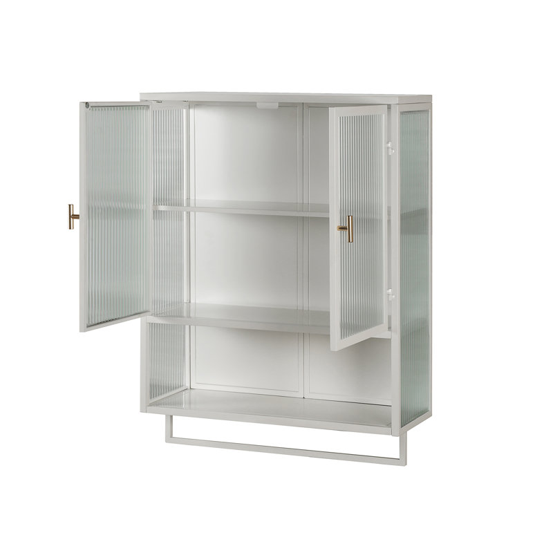 Armoire de salle de bain, armoire murale, armoire de cuisine Larock , Blanc