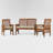 Acacia 4 - Person Patio Conversation Set with Cushions-223361117