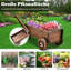 Axania Wood Wheelbarrow Planter