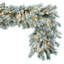 Vickerman 9' x 18" Flocked Utica Fir Artificial Pre-Lit Garland with 150 Warm White LED Mini Lights