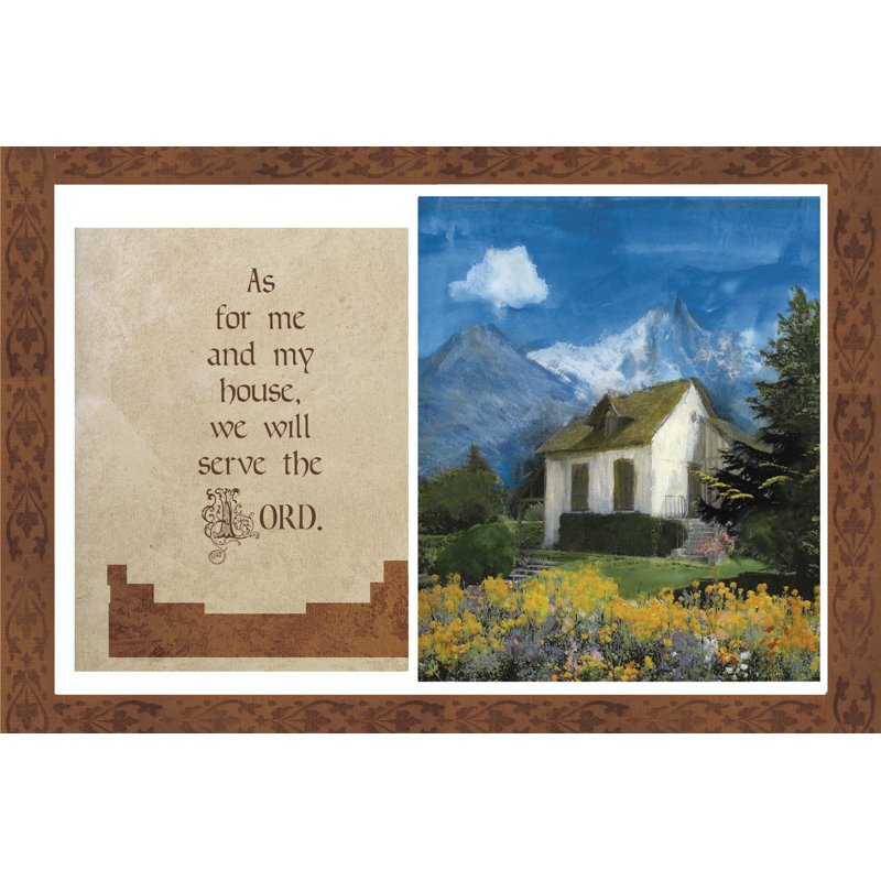 House - Wrapped Canvas Art Prints, 30cm H x 46cm W