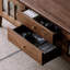 Table basse en bois de noyer massif-128584551