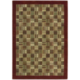 Hillhouse Beige/Red Area Rug