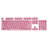 104Pcs Key Caps Backlight Keyboard Accessory ABS Universal OEM Keycaps Replacement-1384483633