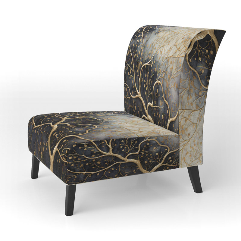 Kutluhan Velvet Slipper Chair