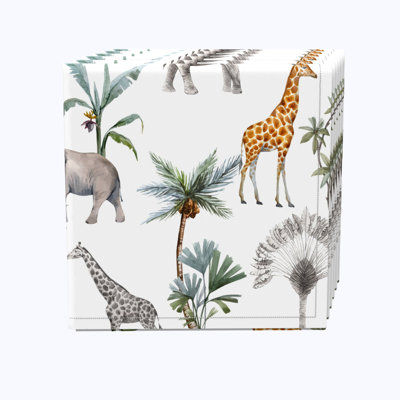 100% Cotton Animals/Nature Rectangle Napkin