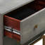 63.5cm W Solid + Manufactured Wood Bedside Table