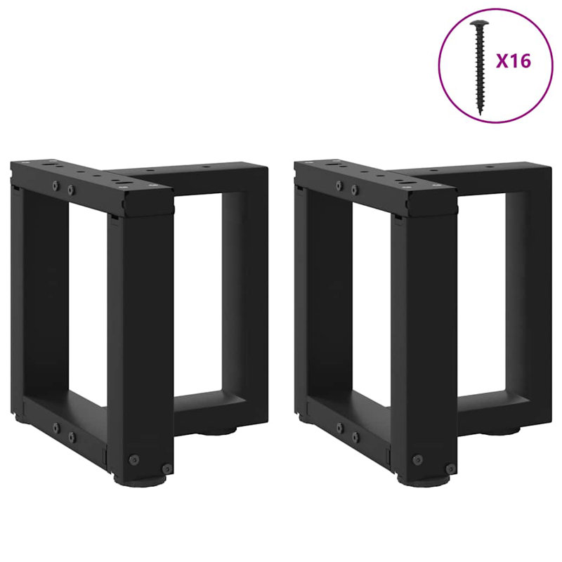 Ayzen Table Leg, Black, 30 x 25 x (30-31) cm