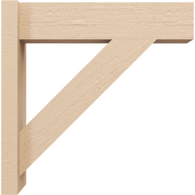 Traditional Block Rough Cedar Woodgrain TimberThane Outlooker, Primed Tan