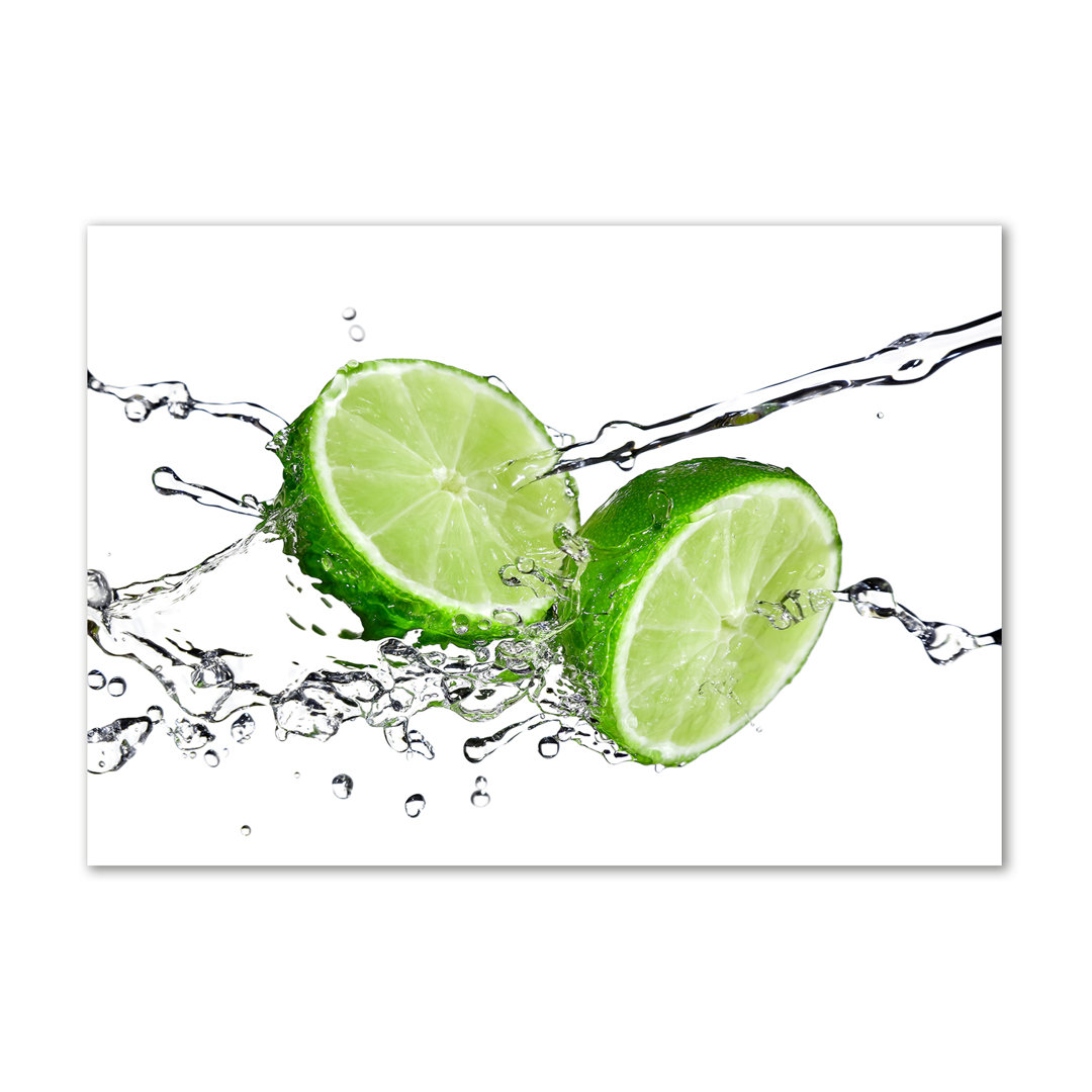 Limes And Water - Wrapped Canvas Print