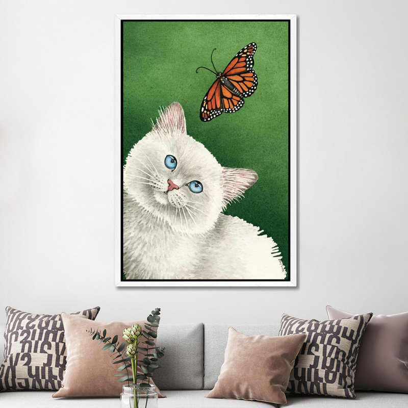 Garden Beauty by Tracy Lizotte - Painting on Canvas, 152.4cm H x 101.6cm W x 3.81cm D, White Framed