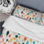Ensemble de housse de couette géométrique Modern Zen V - Microfibre polyester-681144735