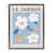 Cadre flottant gris lustré