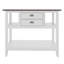 Console avec canapé et tiroirs de rangement