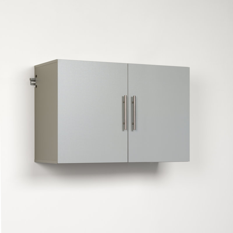 Armoire de rangement supérieure 36 po Barrayo - Armoires murales élégantes et spacieuses pour maximiser votre rangement, H 24 po x l 36 po x P 16 po, gris 