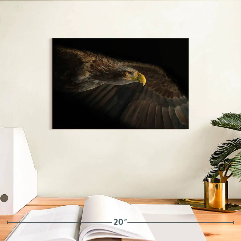 Eager Eagle, 8" H x 12" W