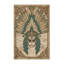 Tapis oriental brun foncé et beige lavable à la machine Parkwoods-350927000