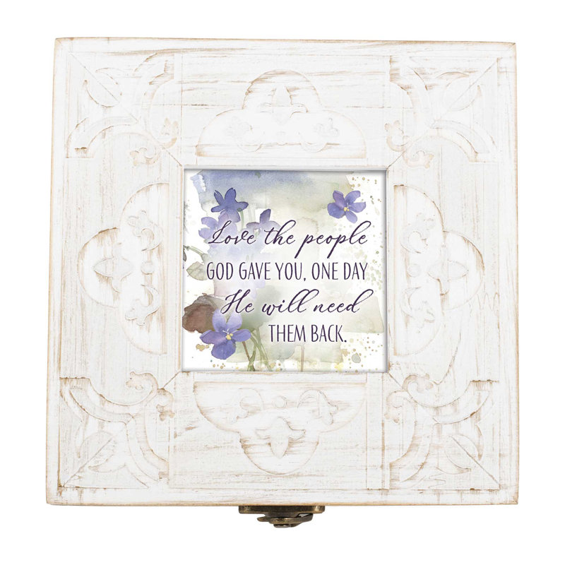Netawaka Manufactured Wood Memory Box