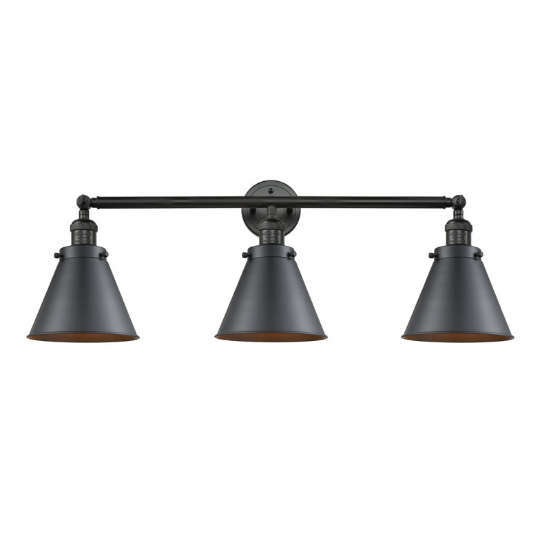 Rouvin 3 - Light Dimmable Vanity Light, Matte Black