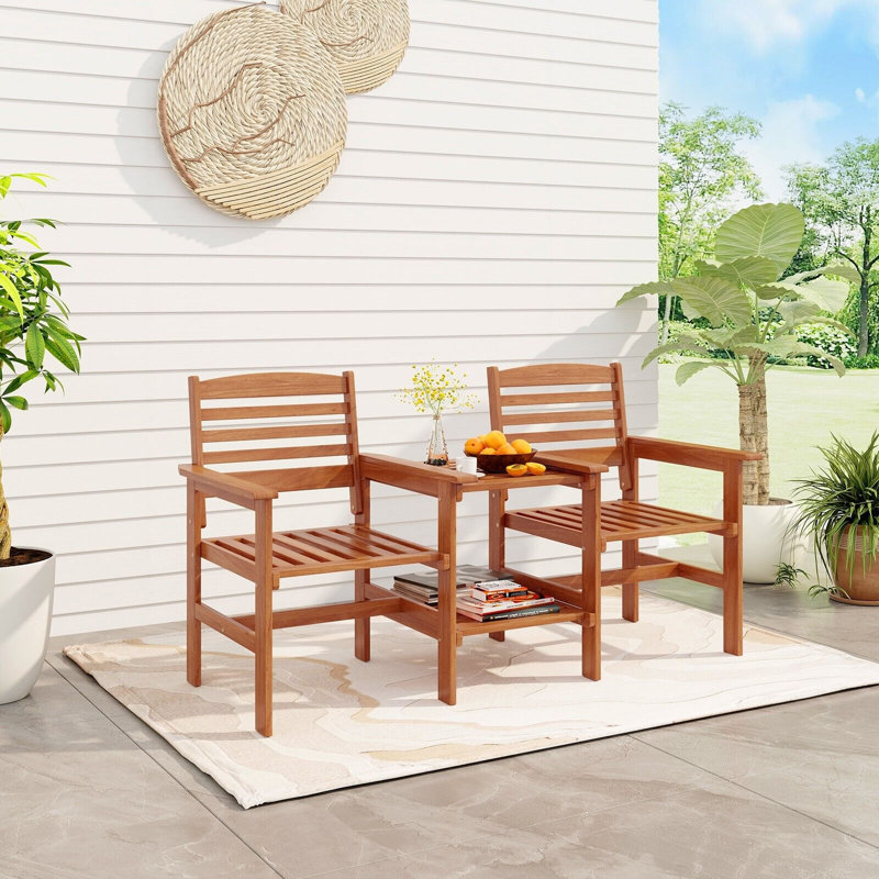 Wicker 2 - Person Garden Lounge Set