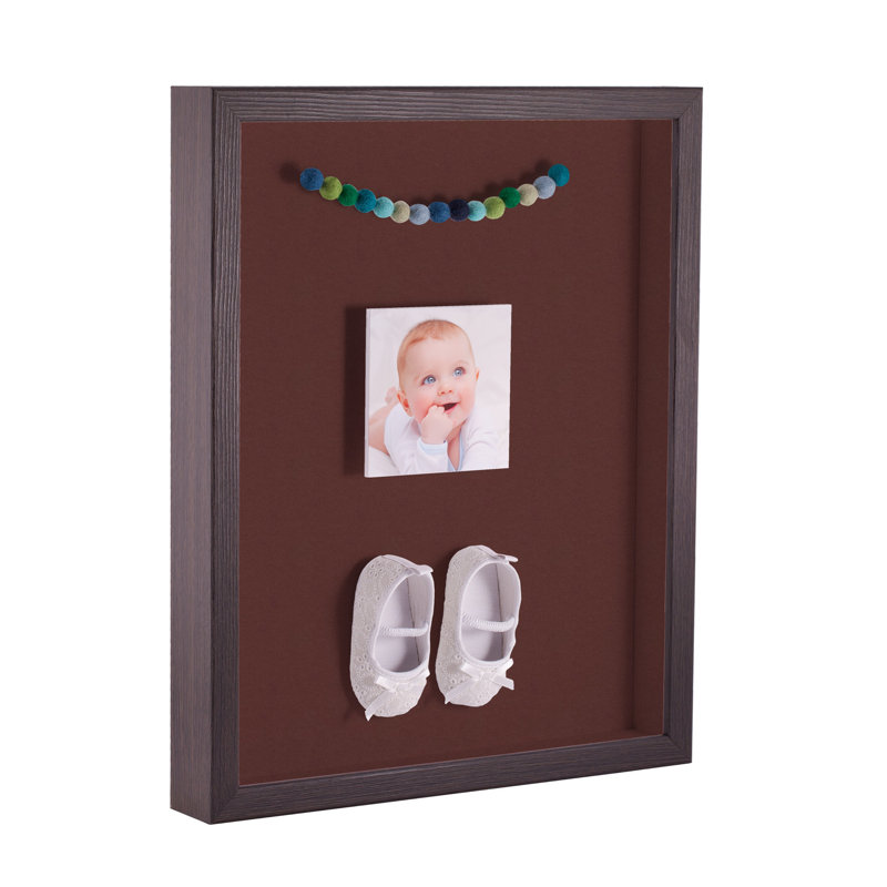 Wood Matte Shadow Box Picture Frame, Syrup