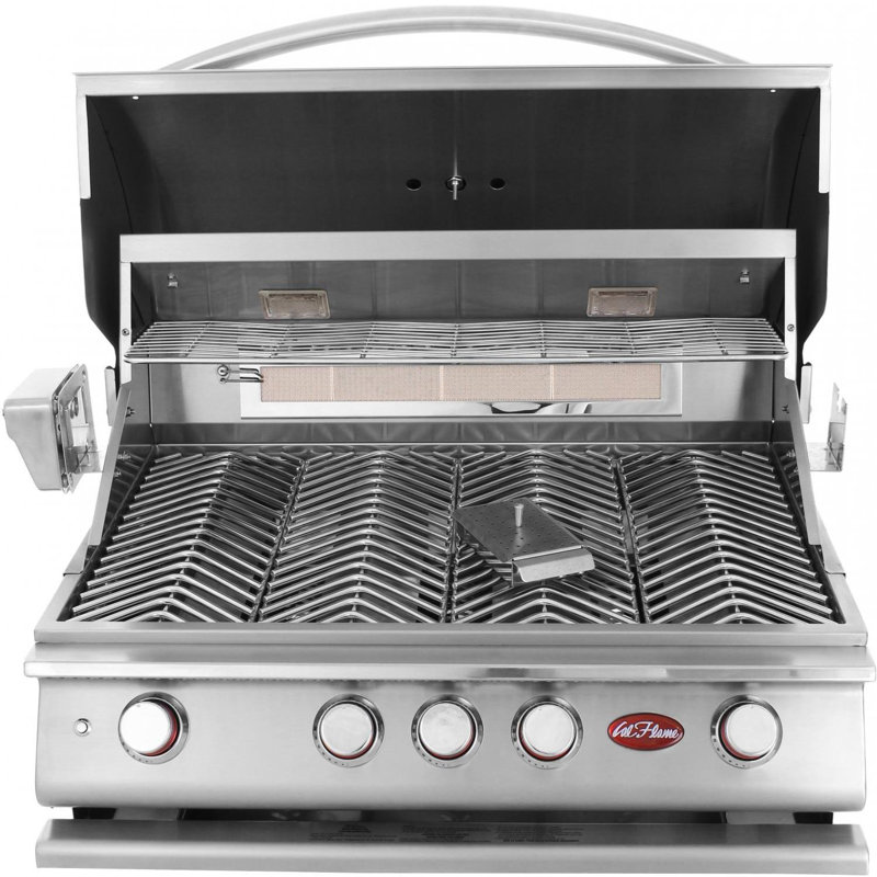 Barbecue au gaz propane encastré 4 brûleurs Cal Flame