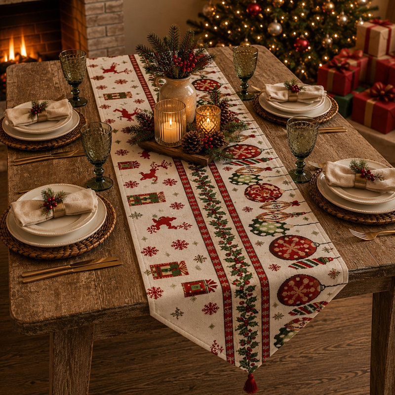 Chemin de table Christmas