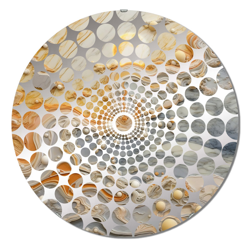 Miroir décoratif concave, 23,6 po x 23,6 po