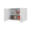 Armoire de rangement murale Danbury, blanc