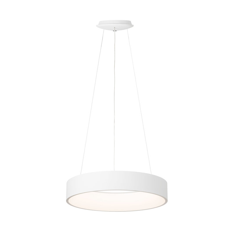 Susana 1 - Light White Single Pendant, Medium